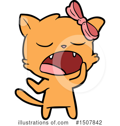 Royalty-Free (RF) Cat Clipart Illustration by lineartestpilot - Stock Sample #1507842