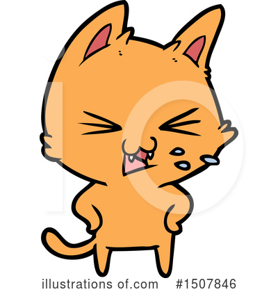 Royalty-Free (RF) Cat Clipart Illustration by lineartestpilot - Stock Sample #1507846