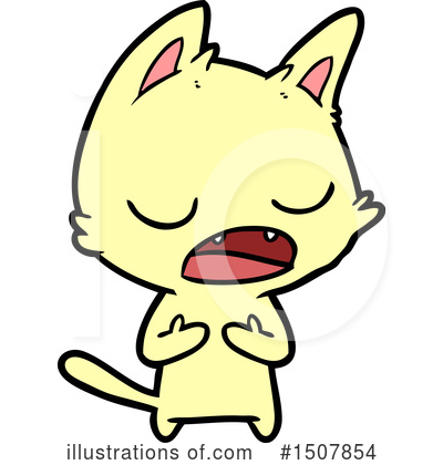 Royalty-Free (RF) Cat Clipart Illustration by lineartestpilot - Stock Sample #1507854