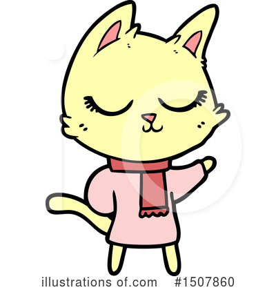 Royalty-Free (RF) Cat Clipart Illustration by lineartestpilot - Stock Sample #1507860