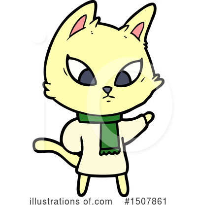 Royalty-Free (RF) Cat Clipart Illustration by lineartestpilot - Stock Sample #1507861