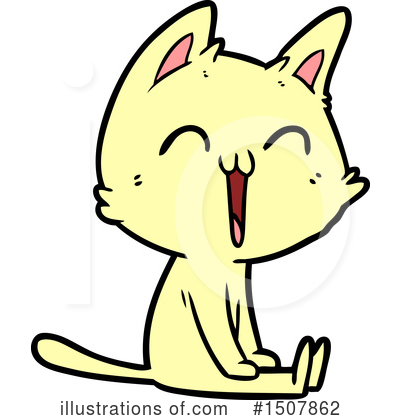 Royalty-Free (RF) Cat Clipart Illustration by lineartestpilot - Stock Sample #1507862