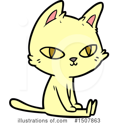 Royalty-Free (RF) Cat Clipart Illustration by lineartestpilot - Stock Sample #1507863