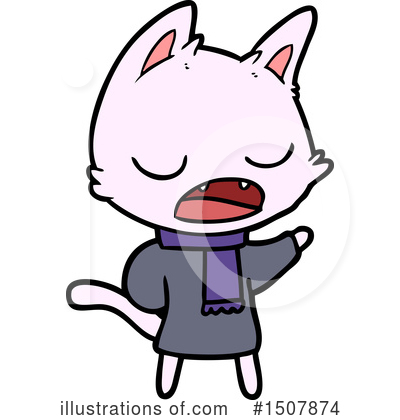 Royalty-Free (RF) Cat Clipart Illustration by lineartestpilot - Stock Sample #1507874