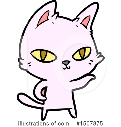 Royalty-Free (RF) Cat Clipart Illustration by lineartestpilot - Stock Sample #1507875