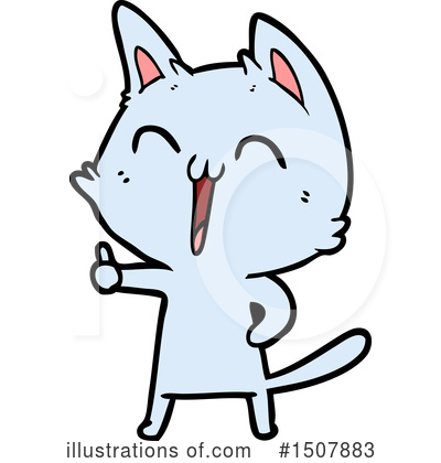 Royalty-Free (RF) Cat Clipart Illustration by lineartestpilot - Stock Sample #1507883