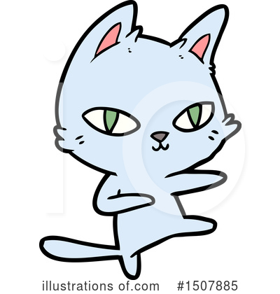 Royalty-Free (RF) Cat Clipart Illustration by lineartestpilot - Stock Sample #1507885