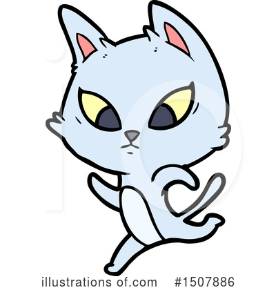 Royalty-Free (RF) Cat Clipart Illustration by lineartestpilot - Stock Sample #1507886