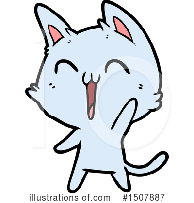 Royalty-Free (RF) Cat Clipart Illustration by lineartestpilot - Stock Sample #1507887