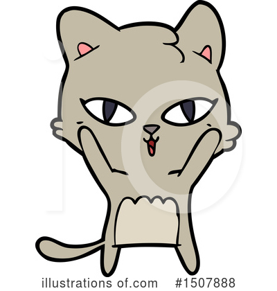 Royalty-Free (RF) Cat Clipart Illustration by lineartestpilot - Stock Sample #1507888