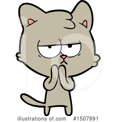 Royalty-Free (RF) Cat Clipart Illustration by lineartestpilot - Stock Sample #1507891