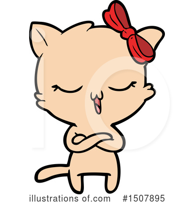 Royalty-Free (RF) Cat Clipart Illustration by lineartestpilot - Stock Sample #1507895