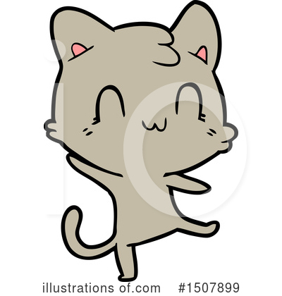 Royalty-Free (RF) Cat Clipart Illustration by lineartestpilot - Stock Sample #1507899