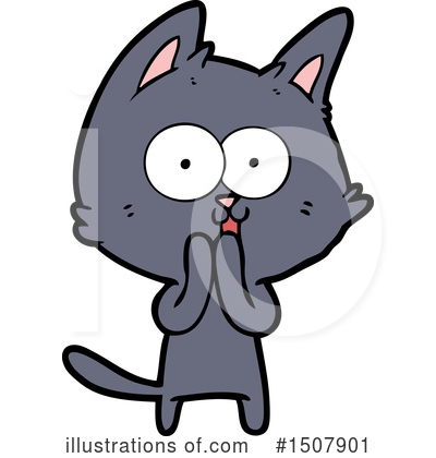 Royalty-Free (RF) Cat Clipart Illustration by lineartestpilot - Stock Sample #1507901