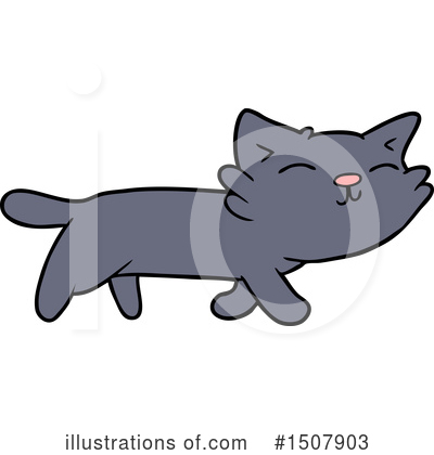 Royalty-Free (RF) Cat Clipart Illustration by lineartestpilot - Stock Sample #1507903