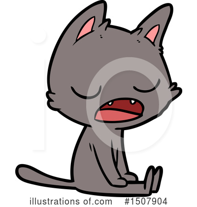 Royalty-Free (RF) Cat Clipart Illustration by lineartestpilot - Stock Sample #1507904