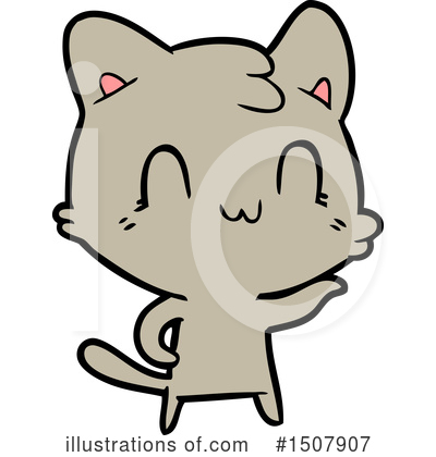 Royalty-Free (RF) Cat Clipart Illustration by lineartestpilot - Stock Sample #1507907