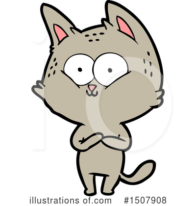 Royalty-Free (RF) Cat Clipart Illustration by lineartestpilot - Stock Sample #1507908