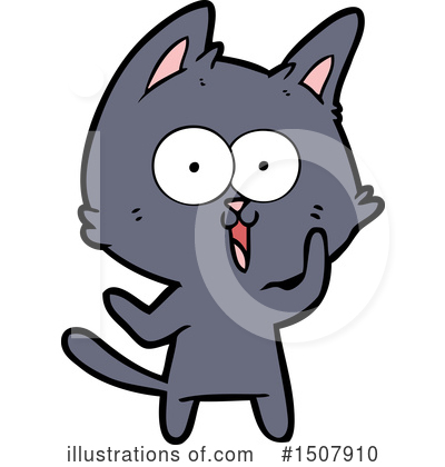 Royalty-Free (RF) Cat Clipart Illustration by lineartestpilot - Stock Sample #1507910