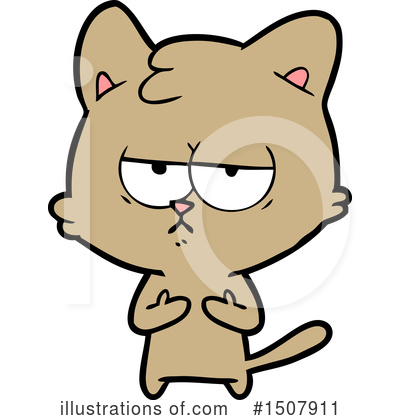 Royalty-Free (RF) Cat Clipart Illustration by lineartestpilot - Stock Sample #1507911