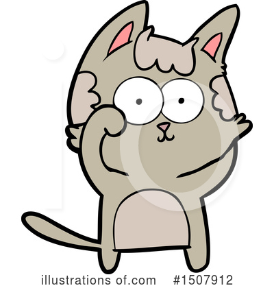 Royalty-Free (RF) Cat Clipart Illustration by lineartestpilot - Stock Sample #1507912