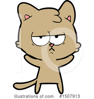 Royalty-Free (RF) Cat Clipart Illustration by lineartestpilot - Stock Sample #1507913