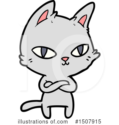 Royalty-Free (RF) Cat Clipart Illustration by lineartestpilot - Stock Sample #1507915