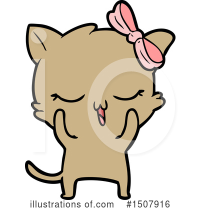 Royalty-Free (RF) Cat Clipart Illustration by lineartestpilot - Stock Sample #1507916