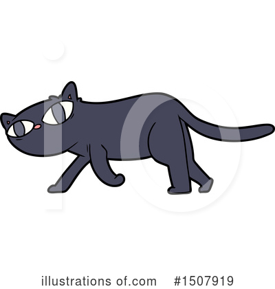 Royalty-Free (RF) Cat Clipart Illustration by lineartestpilot - Stock Sample #1507919
