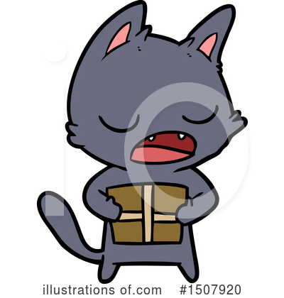 Royalty-Free (RF) Cat Clipart Illustration by lineartestpilot - Stock Sample #1507920