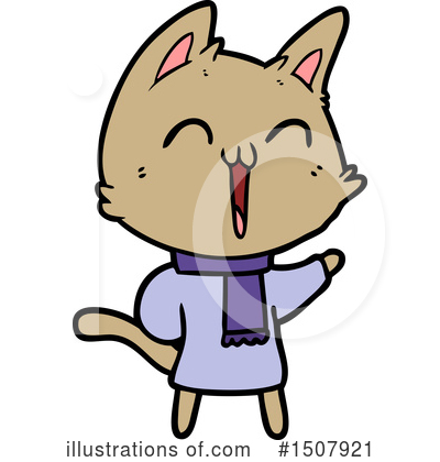 Royalty-Free (RF) Cat Clipart Illustration by lineartestpilot - Stock Sample #1507921