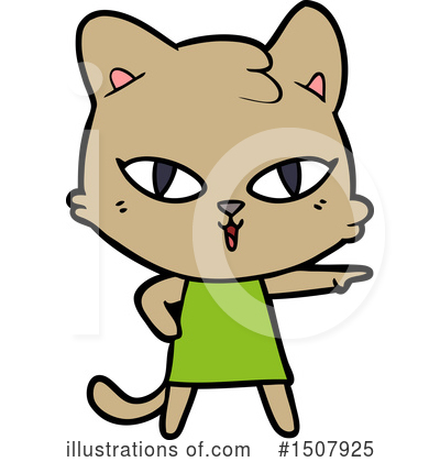 Royalty-Free (RF) Cat Clipart Illustration by lineartestpilot - Stock Sample #1507925