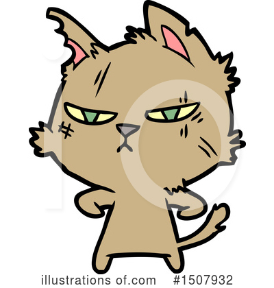 Royalty-Free (RF) Cat Clipart Illustration by lineartestpilot - Stock Sample #1507932