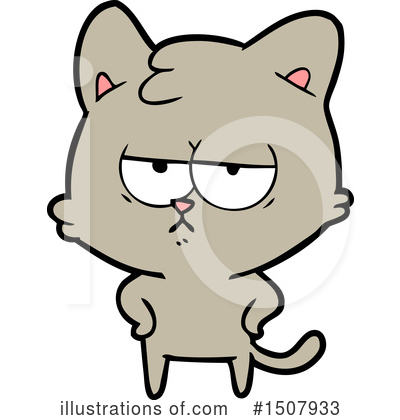 Royalty-Free (RF) Cat Clipart Illustration by lineartestpilot - Stock Sample #1507933