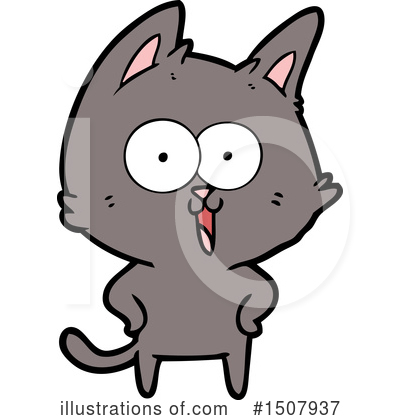 Royalty-Free (RF) Cat Clipart Illustration by lineartestpilot - Stock Sample #1507937