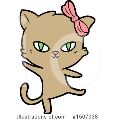 Royalty-Free (RF) Cat Clipart Illustration by lineartestpilot - Stock Sample #1507938