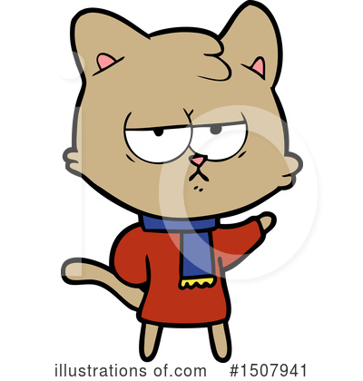 Royalty-Free (RF) Cat Clipart Illustration by lineartestpilot - Stock Sample #1507941