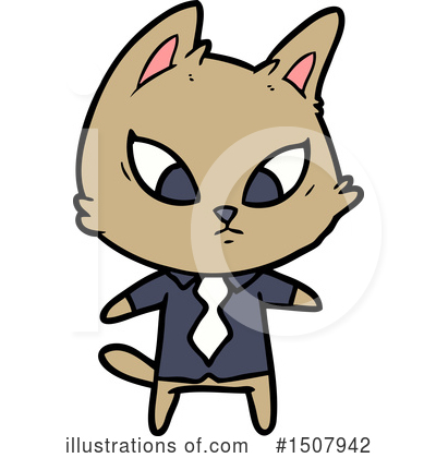 Royalty-Free (RF) Cat Clipart Illustration by lineartestpilot - Stock Sample #1507942