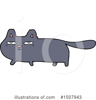 Royalty-Free (RF) Cat Clipart Illustration by lineartestpilot - Stock Sample #1507943