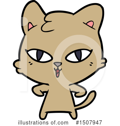 Royalty-Free (RF) Cat Clipart Illustration by lineartestpilot - Stock Sample #1507947