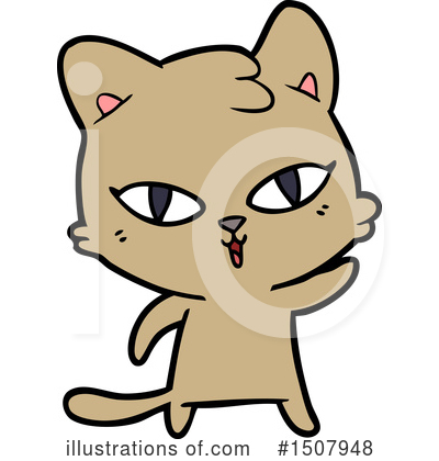 Royalty-Free (RF) Cat Clipart Illustration by lineartestpilot - Stock Sample #1507948