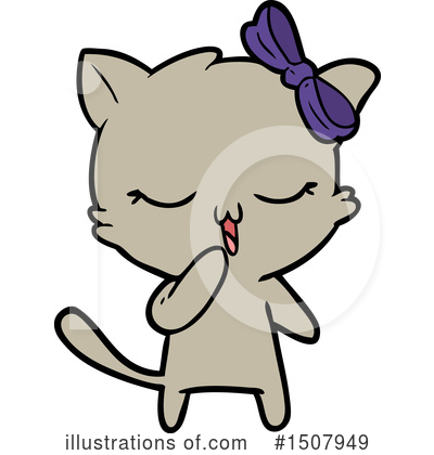 Royalty-Free (RF) Cat Clipart Illustration by lineartestpilot - Stock Sample #1507949