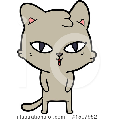 Royalty-Free (RF) Cat Clipart Illustration by lineartestpilot - Stock Sample #1507952