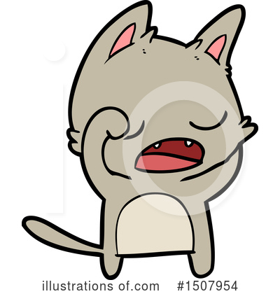 Royalty-Free (RF) Cat Clipart Illustration by lineartestpilot - Stock Sample #1507954