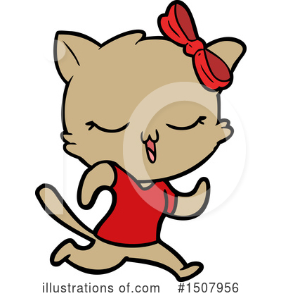 Royalty-Free (RF) Cat Clipart Illustration by lineartestpilot - Stock Sample #1507956