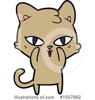 Royalty-Free (RF) Cat Clipart Illustration by lineartestpilot - Stock Sample #1507962