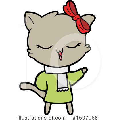 Royalty-Free (RF) Cat Clipart Illustration by lineartestpilot - Stock Sample #1507966