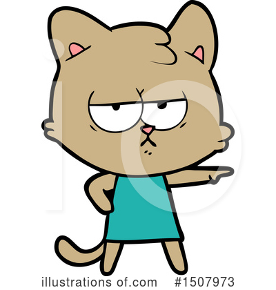 Royalty-Free (RF) Cat Clipart Illustration by lineartestpilot - Stock Sample #1507973