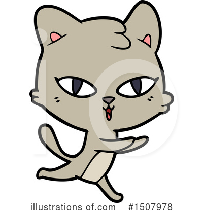 Royalty-Free (RF) Cat Clipart Illustration by lineartestpilot - Stock Sample #1507978