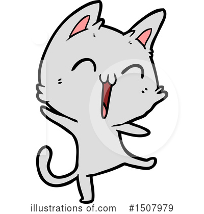 Royalty-Free (RF) Cat Clipart Illustration by lineartestpilot - Stock Sample #1507979